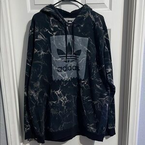 Adidas Men's Black Marble Hoodie